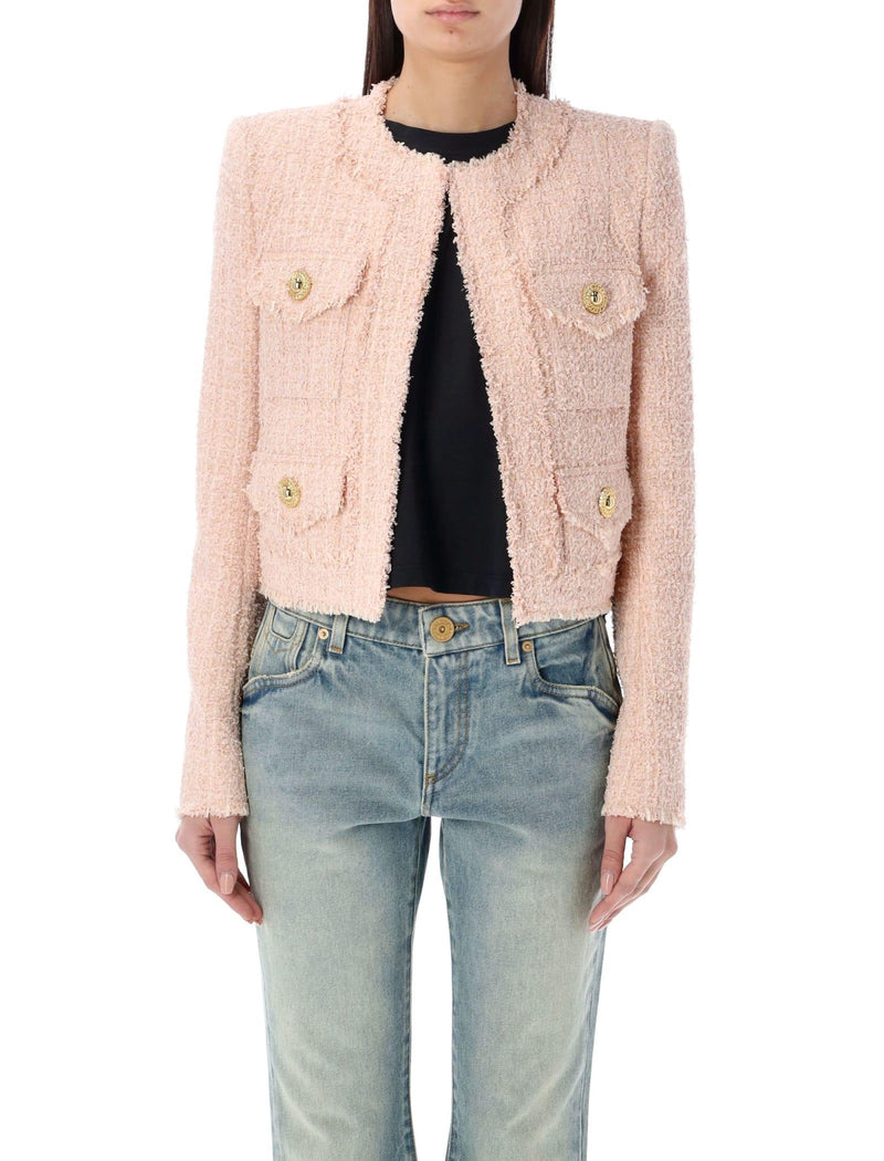 Balmain Tweed Jacket - Women - Piano Luigi