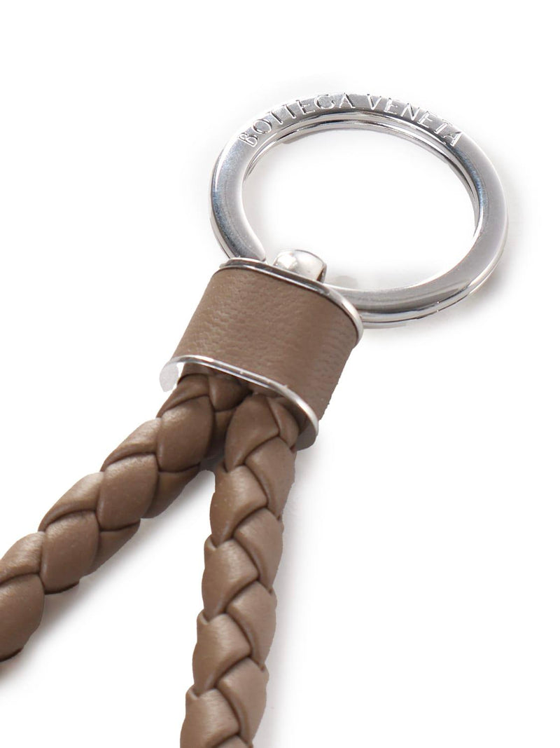 Bottega Veneta Nappa Key Ring With Intreccio Motif - Men - Piano Luigi