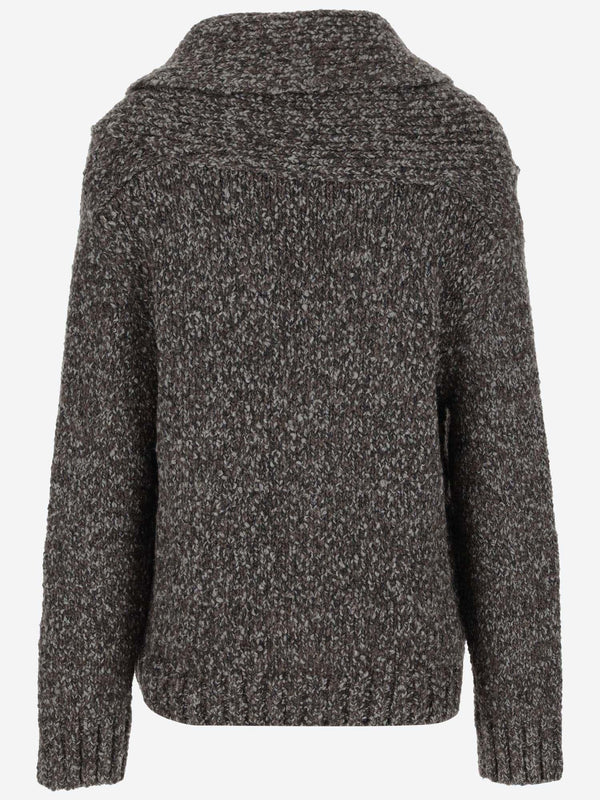 Bottega Veneta Alpaca Cardigan With Shawl Collar - Men - Piano Luigi