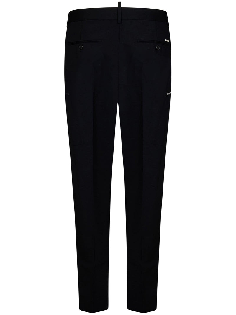 Trousers Dsquared2 In Stretch Wool - Men - Piano Luigi