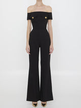 Balmain Crêpe Jumpsuit - Women - Piano Luigi