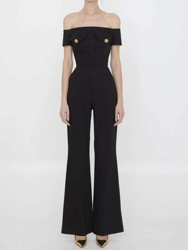 Balmain Crêpe Jumpsuit - Women - Piano Luigi