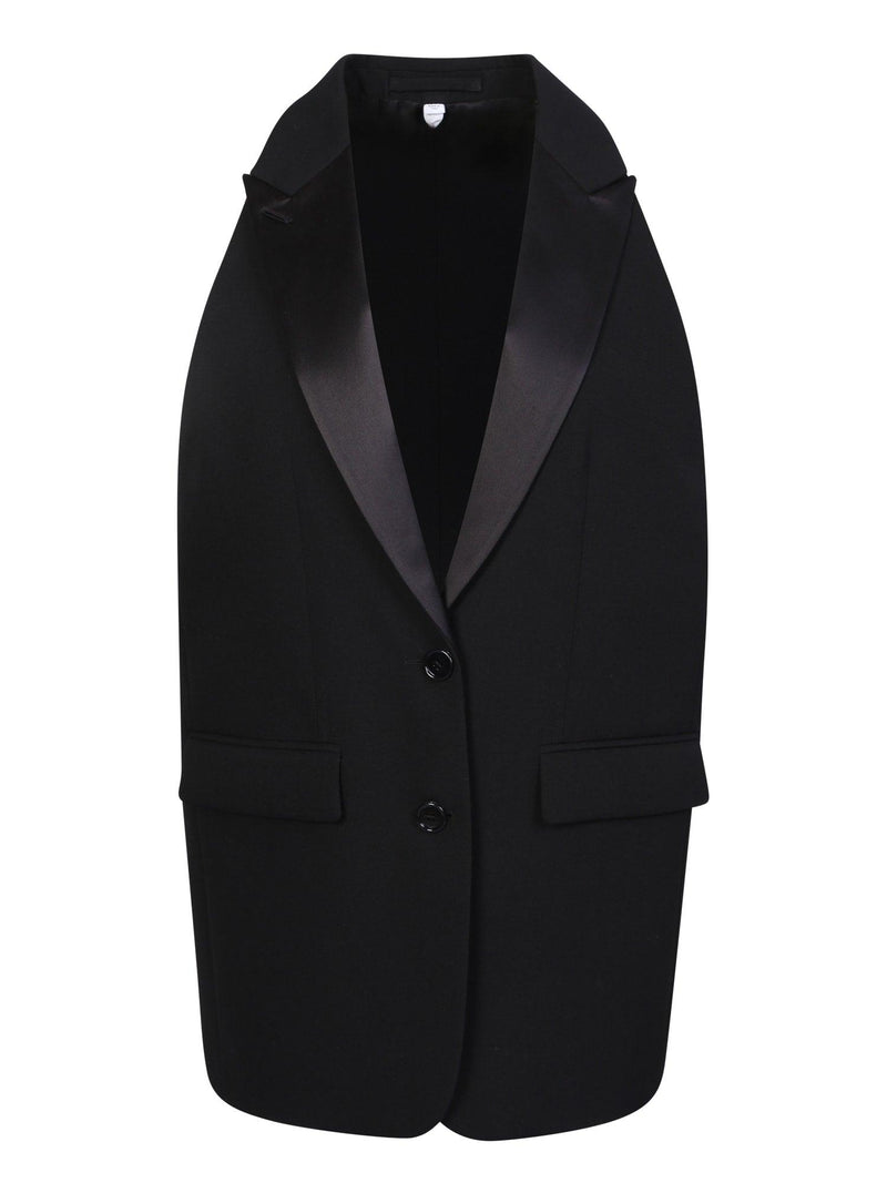 Burberry Black Tailored Sleeveless Jacket - Women - Piano Luigi