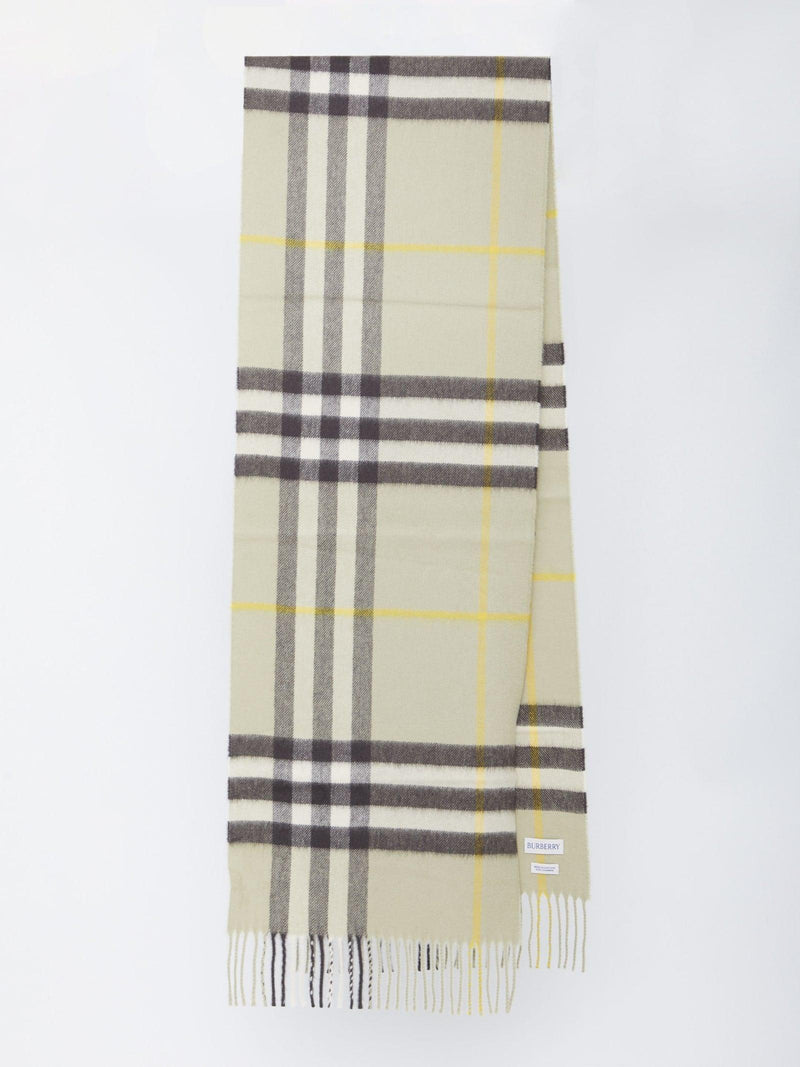 Burberry Check Cashmere Scarf - Men - Piano Luigi