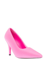 Balenciaga xl Oversized Neon Pink Pump With Knife Heel In Spandex Woman - Women - Piano Luigi