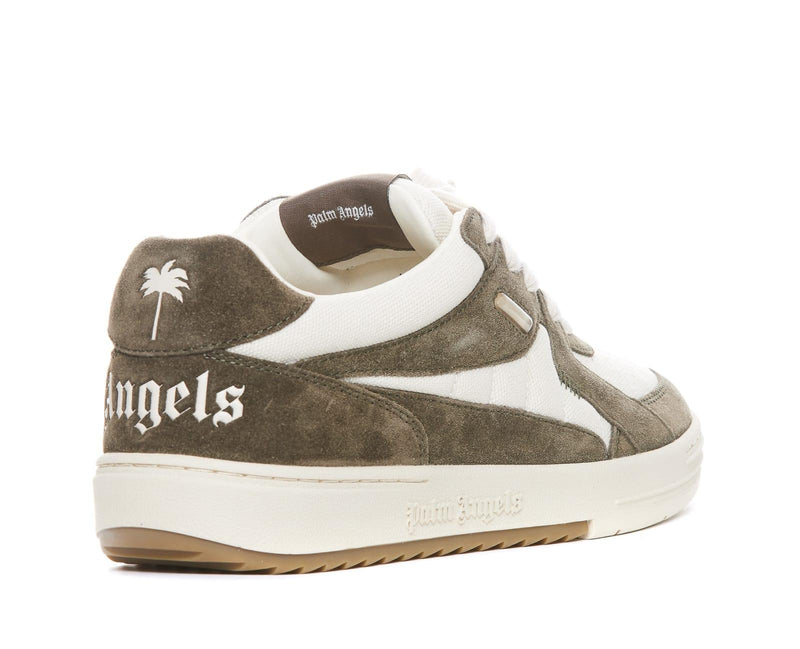 Palm Angels Logo Embroidered University Sneakers - Men - Piano Luigi