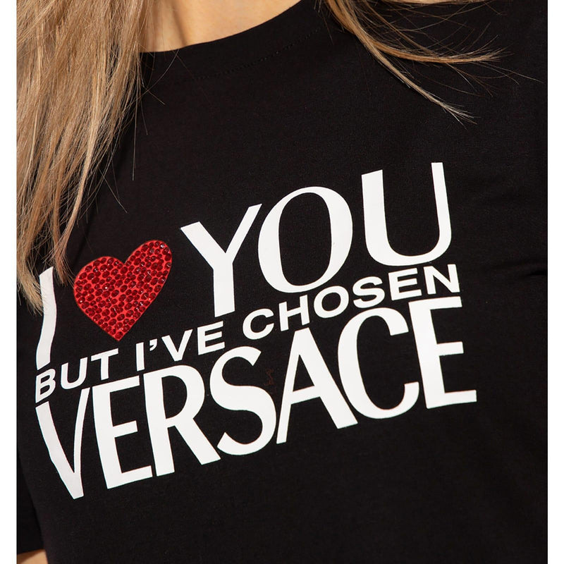 Versace Printed Logo T-shirt - Women - Piano Luigi