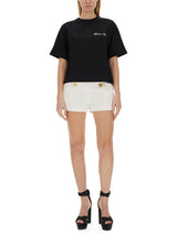 Balmain T-shirt With Logo - Women - Piano Luigi