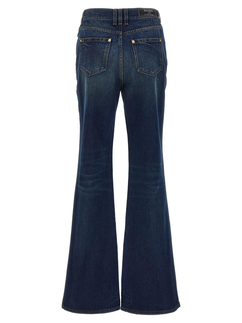 Balmain Vintage Bootcut Jeans - Women - Piano Luigi