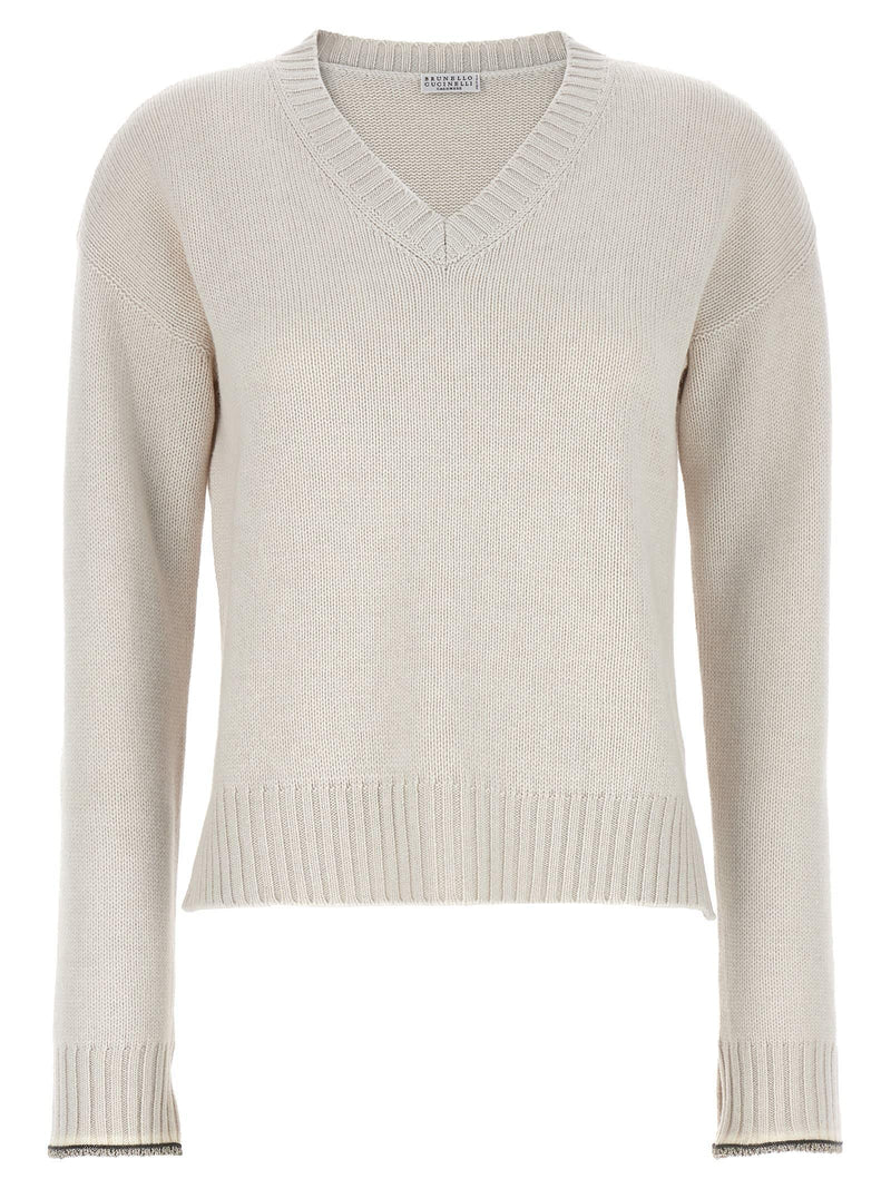 Brunello Cucinelli V-neck Sweater - Women - Piano Luigi