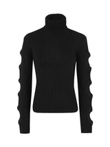 J.W. Anderson Cut Out Sleeve Turtleneck Jumper - Women - Piano Luigi