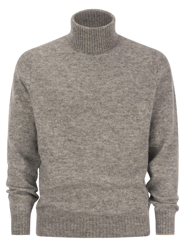 Brunello Cucinelli Turtleneck Sweater In Alpaca, Cotton And Wool - Men - Piano Luigi