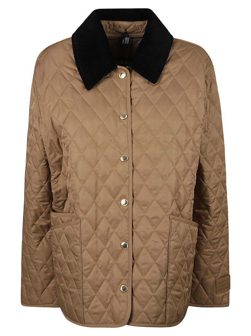 Burberry Buttoned Quilt Detail Jacket - Women - Piano Luigi