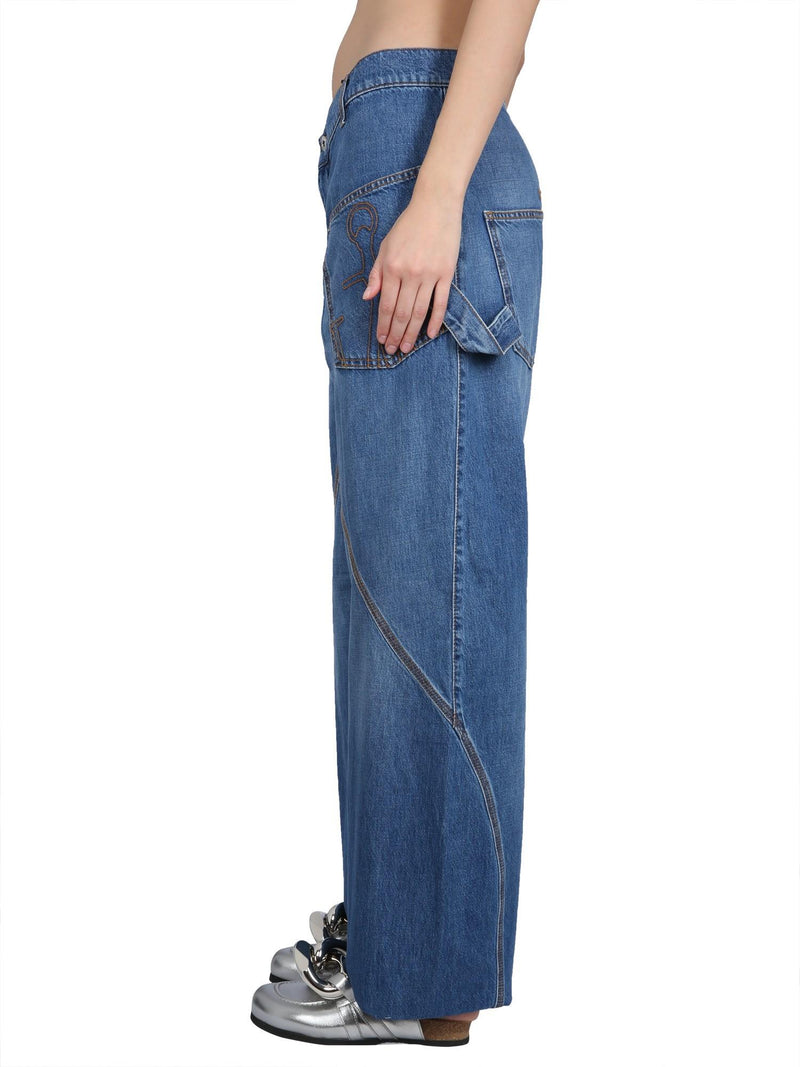 J.W. Anderson Twisted Workwear Jeans - Women - Piano Luigi