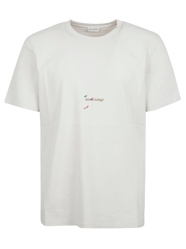 Saint Laurent Round Neck T-shirt - Men - Piano Luigi