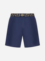 Versace Greca And Medusa Swim Shorts - Men - Piano Luigi