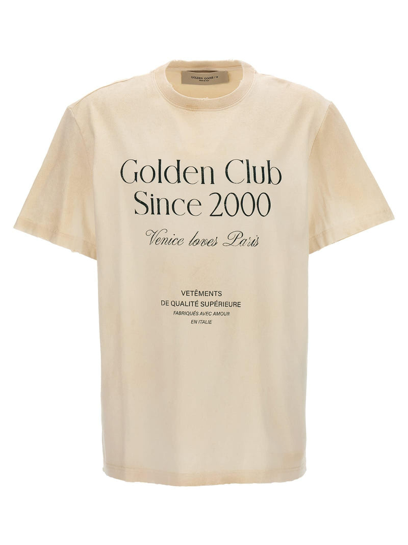 Golden Goose Logo Print T-shirt - Men - Piano Luigi