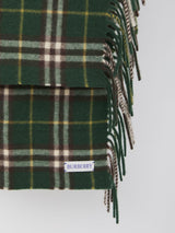 Burberry Cashmere Check Scarf - Women - Piano Luigi