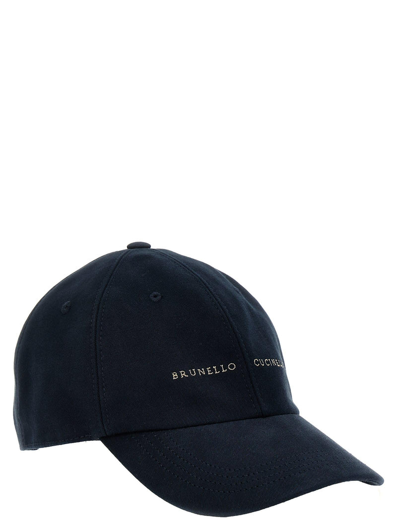 Brunello Cucinelli Logo Embroidery Cap - Men - Piano Luigi