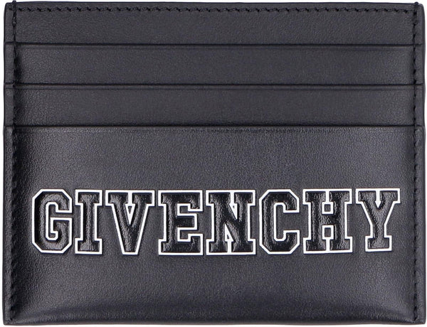 Givenchy Logo Detail Leather Card Holder - Men - Piano Luigi