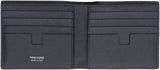 Tom Ford Leather Flap-over Wallet - Men - Piano Luigi