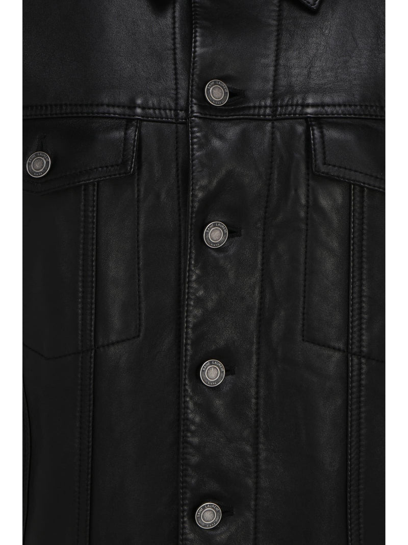 Saint Laurent Leather Jacket - Men - Piano Luigi