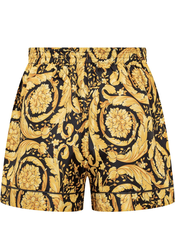 Versace Barocco Pajama Shorts - Women - Piano Luigi