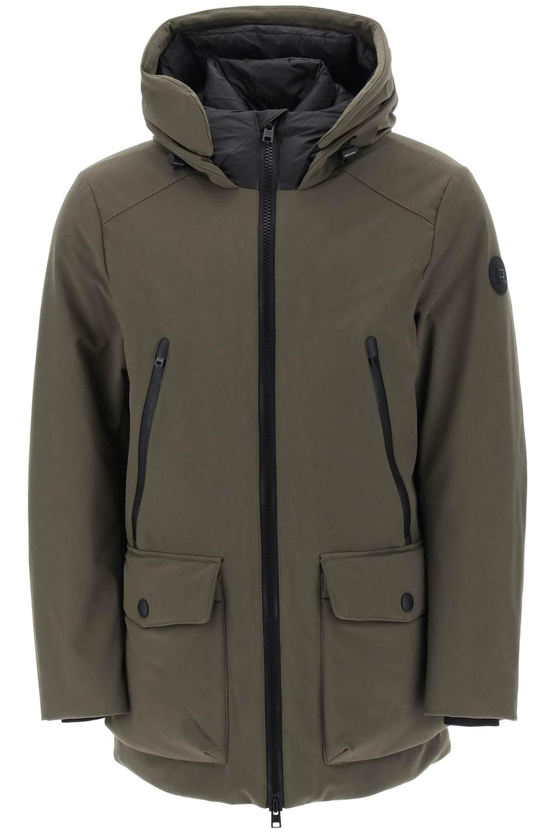 Woolrich Parka In Soft Shell - Men - Piano Luigi