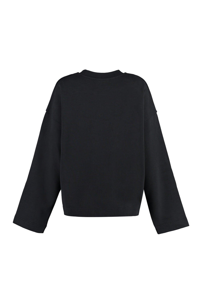 Moncler Cotton Crew-neck Sweatshirt - Women - Piano Luigi