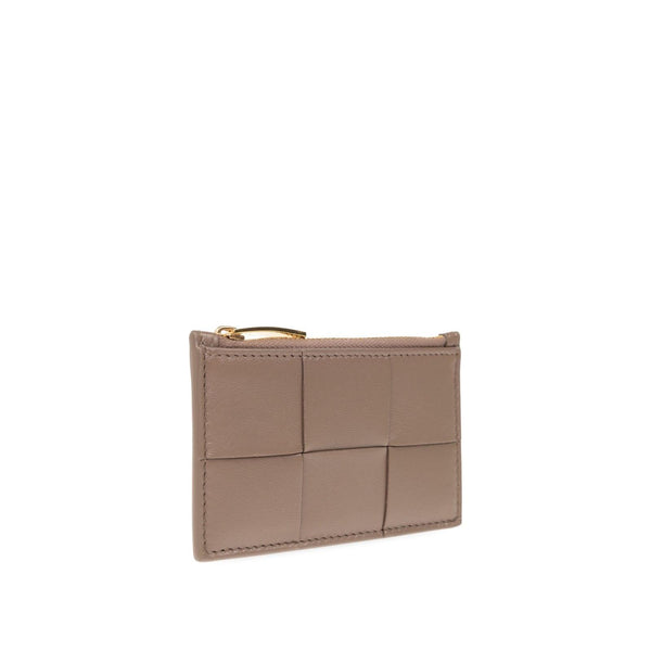 Bottega Veneta Leather Card Case - Women - Piano Luigi