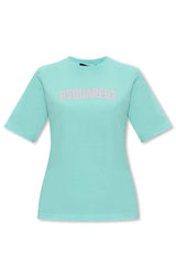 Dsquared2 Logo Printed Crewneck T-shirt - Women - Piano Luigi