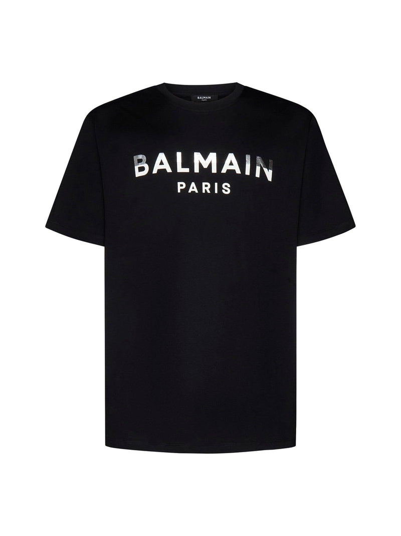 Balmain Black Oversize Crew-neck T-shirt - Men - Piano Luigi