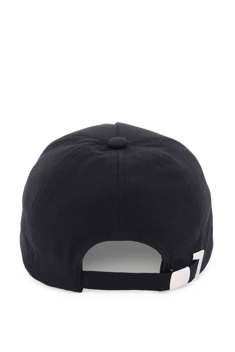 Balmain Black Cotton Cap - Men - Piano Luigi