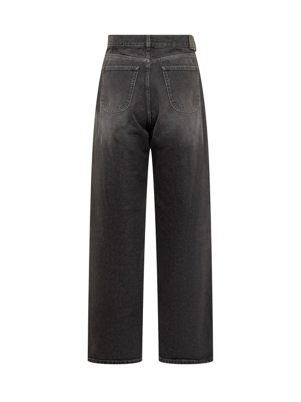 Off-White Jeans In Grey Cotton - Men - Piano Luigi