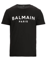 Balmain Logo Print Round-neck T-shirt - Men - Piano Luigi