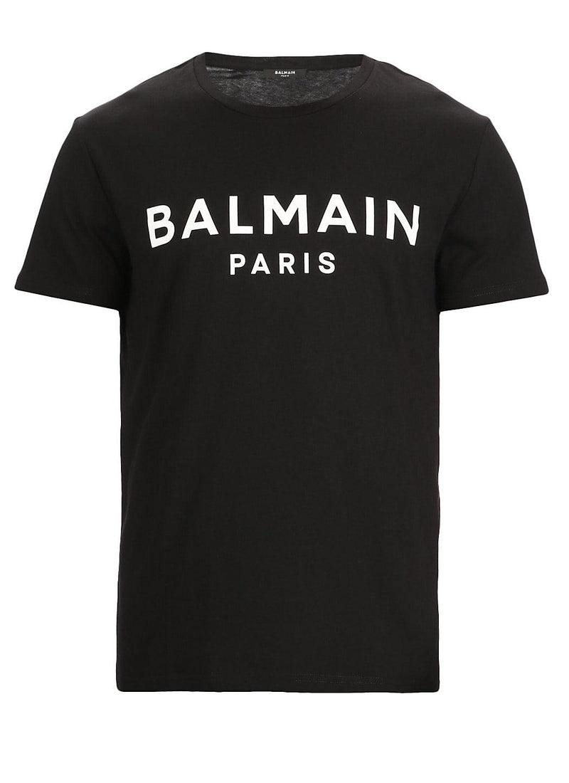 Balmain Logo Print Round-neck T-shirt - Men - Piano Luigi