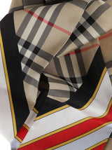 Burberry Silk Skinny Scarf - Women - Piano Luigi