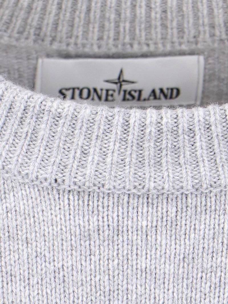 Stone Island Logo Sleeve Sweater - Men - Piano Luigi