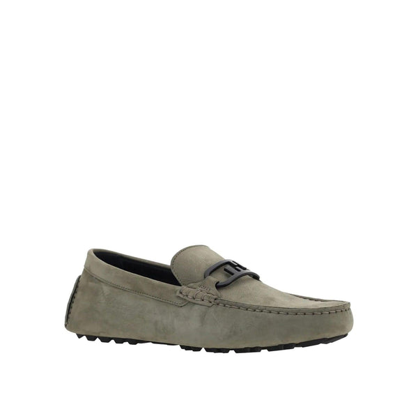 Fendi Suede Driver Loafers - Men - Piano Luigi