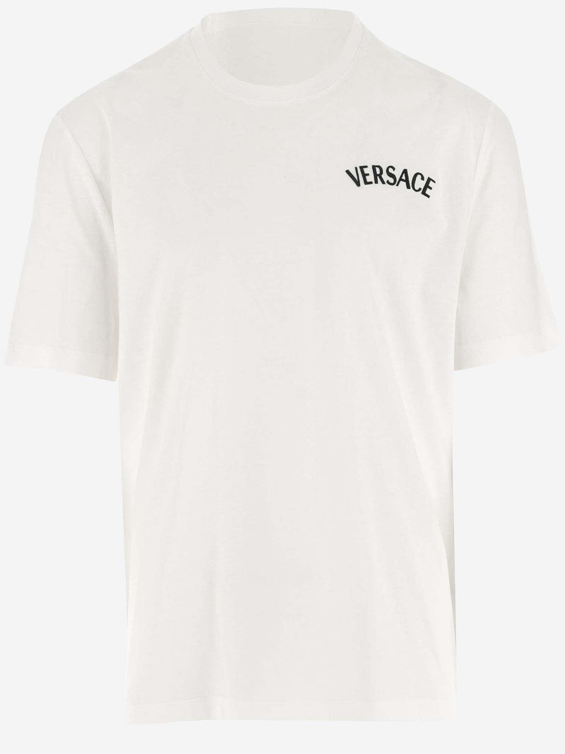 Versace Cotton T-shirt With Logo - Men - Piano Luigi