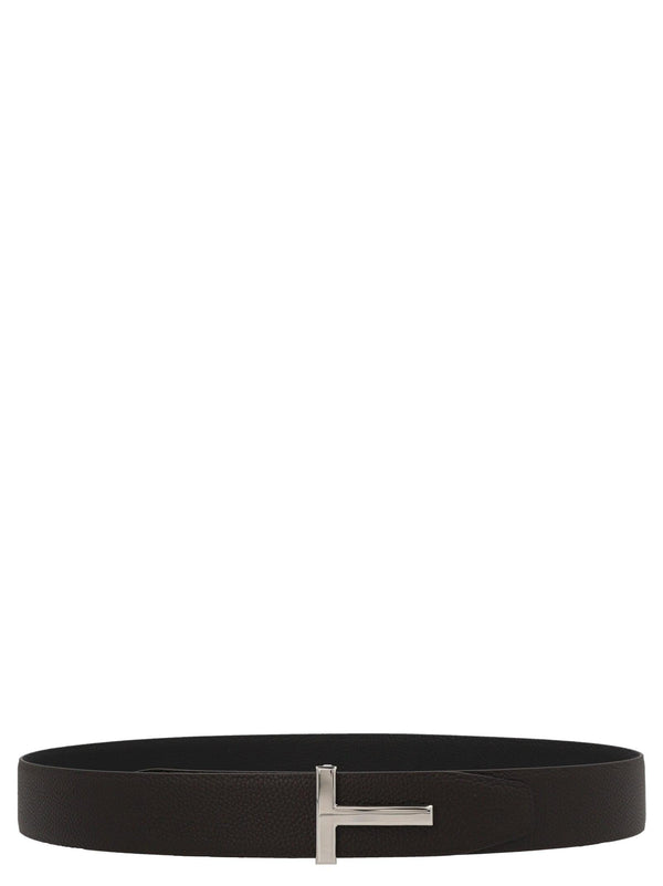 Tom Ford Logo Reversible Belt - Men - Piano Luigi