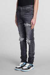 AMIRI Jeans In Black Cotton - Men - Piano Luigi