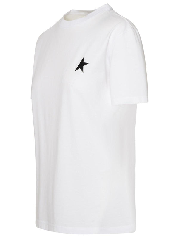 Golden Goose White Cotton T-shirt - Women - Piano Luigi