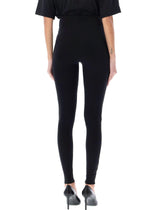 Balmain Knit Leggings With 6 Buttons - Women - Piano Luigi