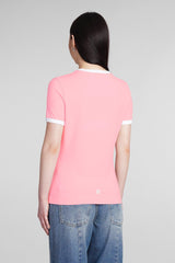 Givenchy T-shirt In Rose-pink Cotton - Women - Piano Luigi