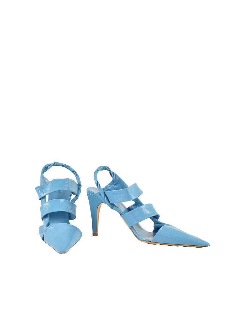 Bottega Veneta Womens Sky Blue Shoes - Women - Piano Luigi