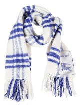 Burberry Tri Bar Brushed Scarf - Women - Piano Luigi