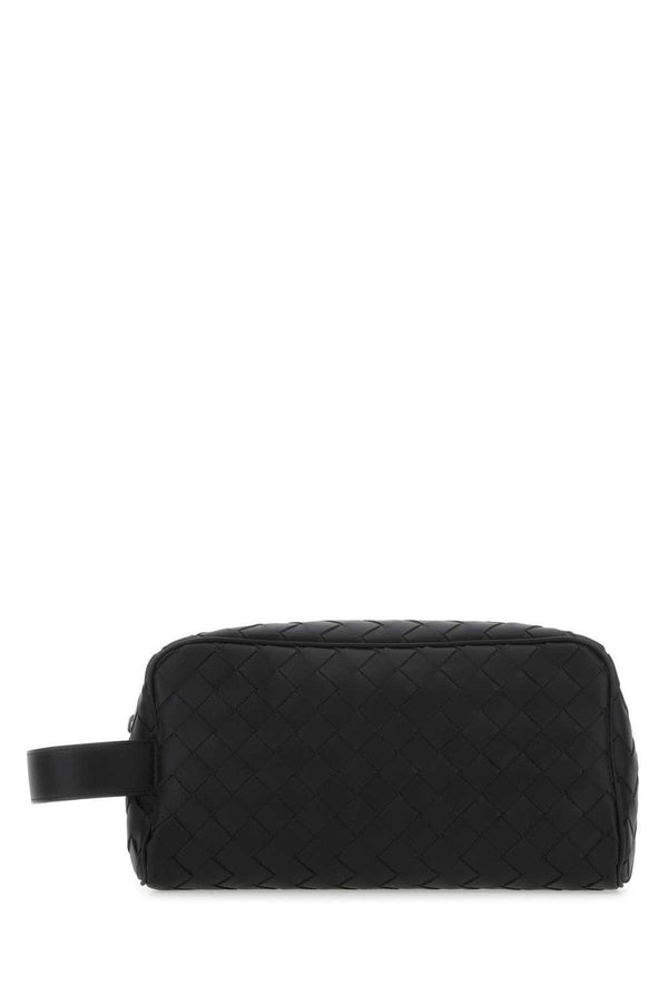 Bottega Veneta Woven Zipped Makeup Bag - Men - Piano Luigi