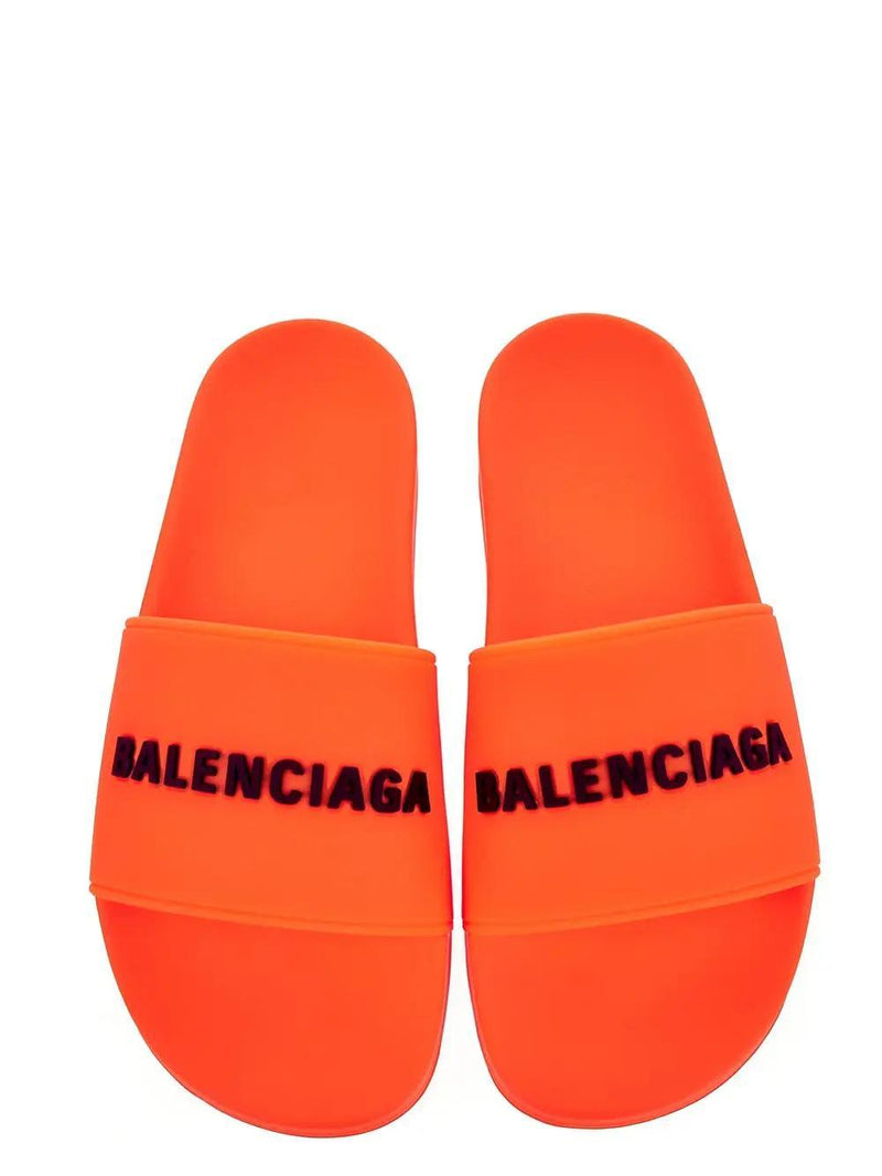 Balenciaga Flats In Orange Rubber/plasic - Men - Piano Luigi