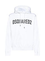 Dsquared2 Eco Dyed Cool Hoodie In White - Men - Piano Luigi